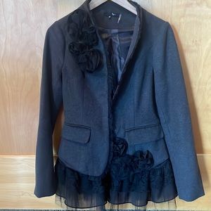 Ryu- Embellished wool blazer